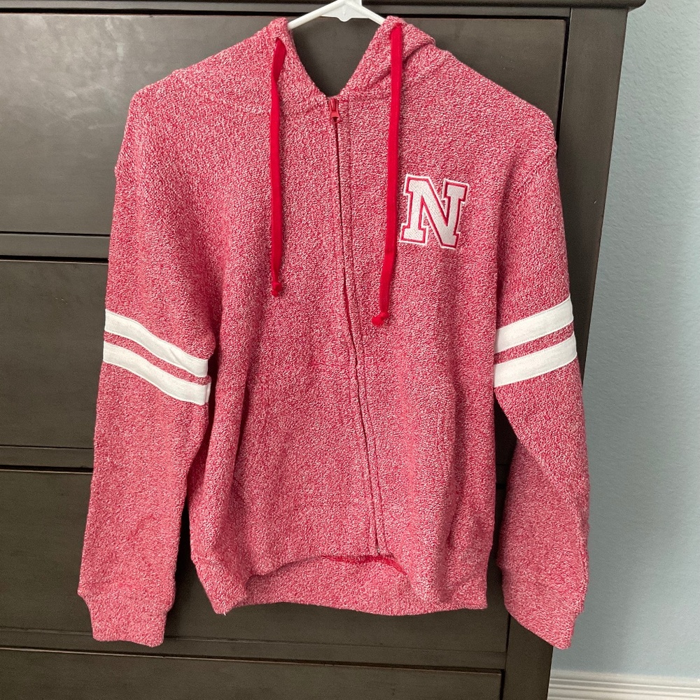 Nebraska Cornhuskers Zip Up Hoodie Youth Medium NWOT